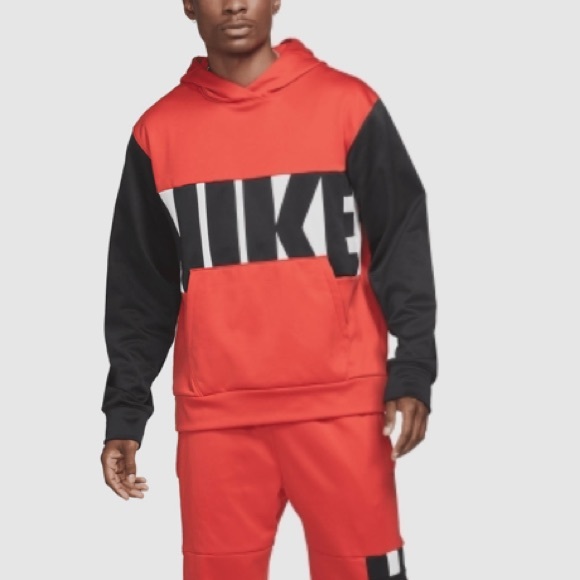 NIKE Training Hoodie Therma Fit Mens BIG & TALL SIZE 3XL Red Chile Pullover NWT - Picture 8 of 11